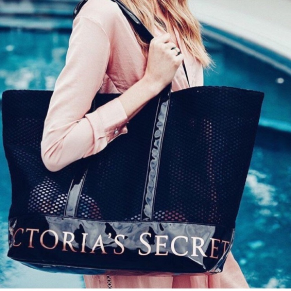 Victoria’s Secret Mesh Weekender Rare - Picture 1 of 8